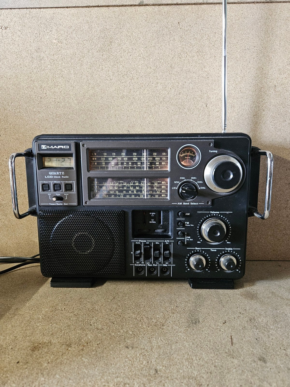 MARC NR-72F1 multiband radio LW-MW-FM SW1-SW4, Ophalen, Zo goed als nieuw, Wereldontvanger