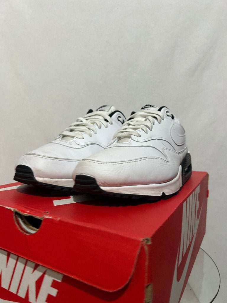 Maat 44,5 - Nike Air Max 90/1 White Black, Kleding | Heren, Schoenen, Overige kleuren, Verzenden, Nike, Nike