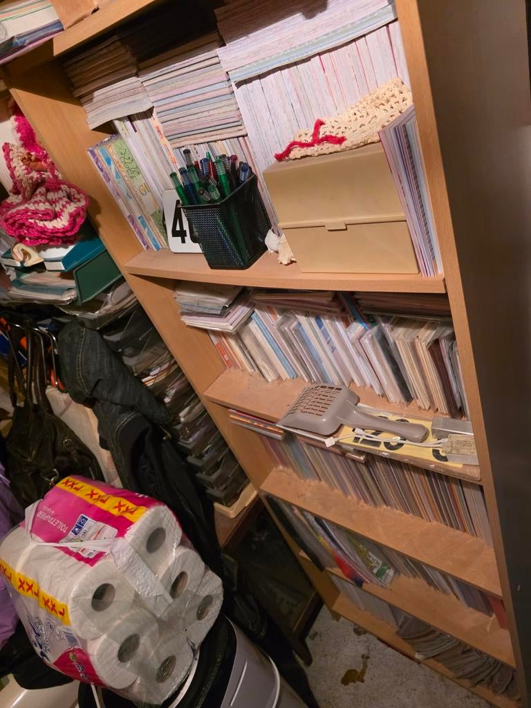 Grote collectie 3D kaarten en knutselmaterialen, Ophalen, Gebruikt, Handgemaakt, Meerkleurig