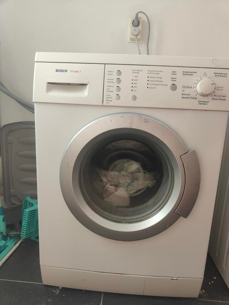 Bosch Maxx 6 Wasmachine - Goed werkend - 1400 toeren, Ophalen, Gebruikt, Voorlader, Kort programma