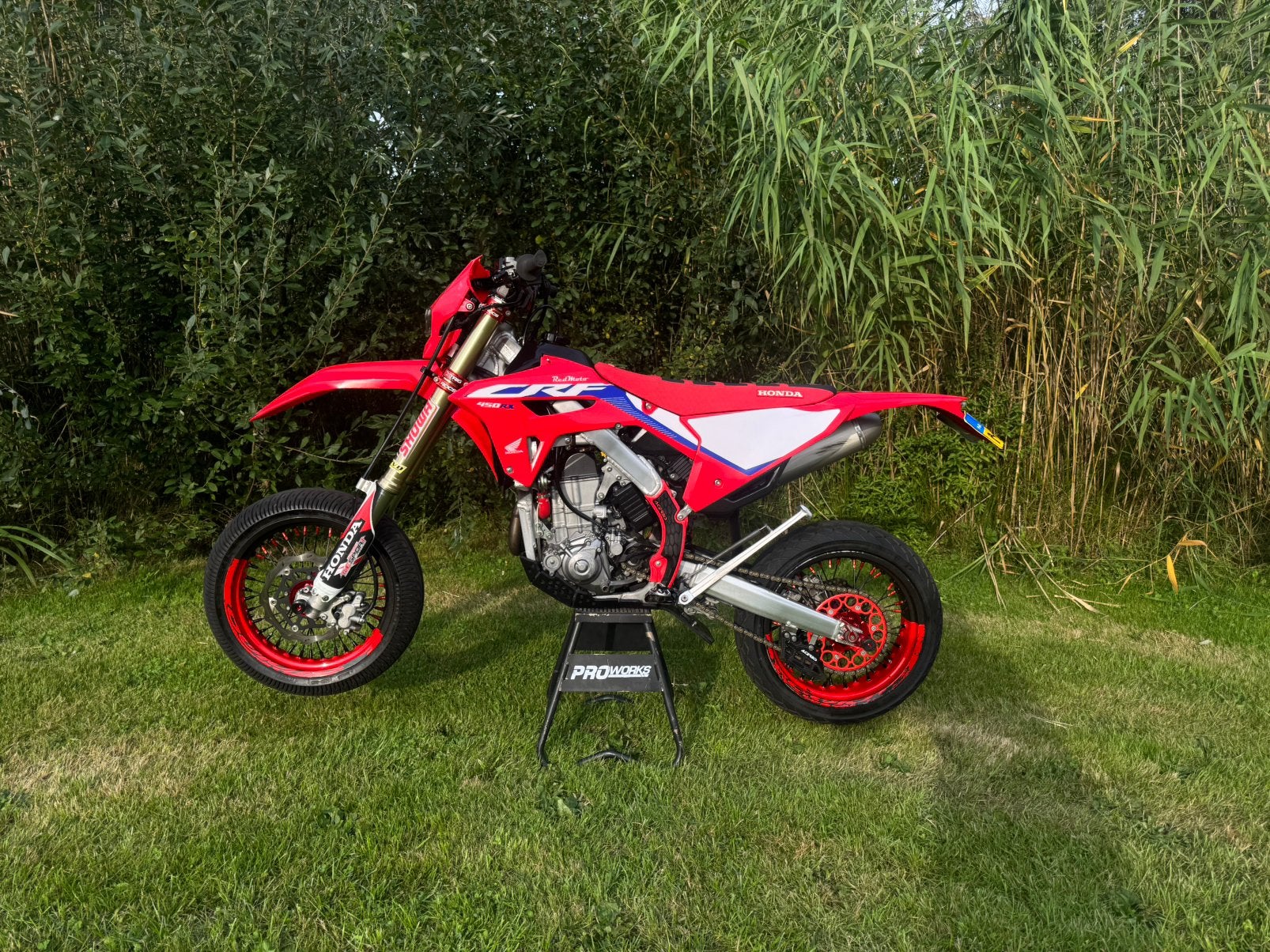 Honda crf 450R RedMoto 2021 supermoto, Motoren, Nieuw, Particulier, Meer dan 35 kW, Minimaal motorrijbewijs A2