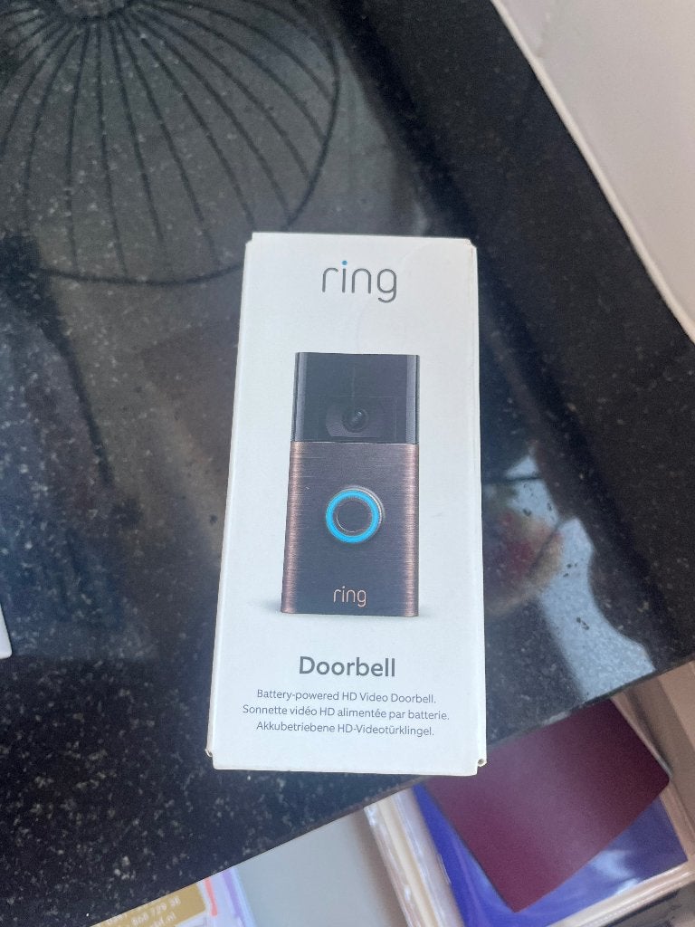 Ring deurbel zgan, Huis en Inrichting, Deurbellen, Ophalen of Verzenden, Bewegingsdetectiesensor, Zo goed als nieuw, Draadloos