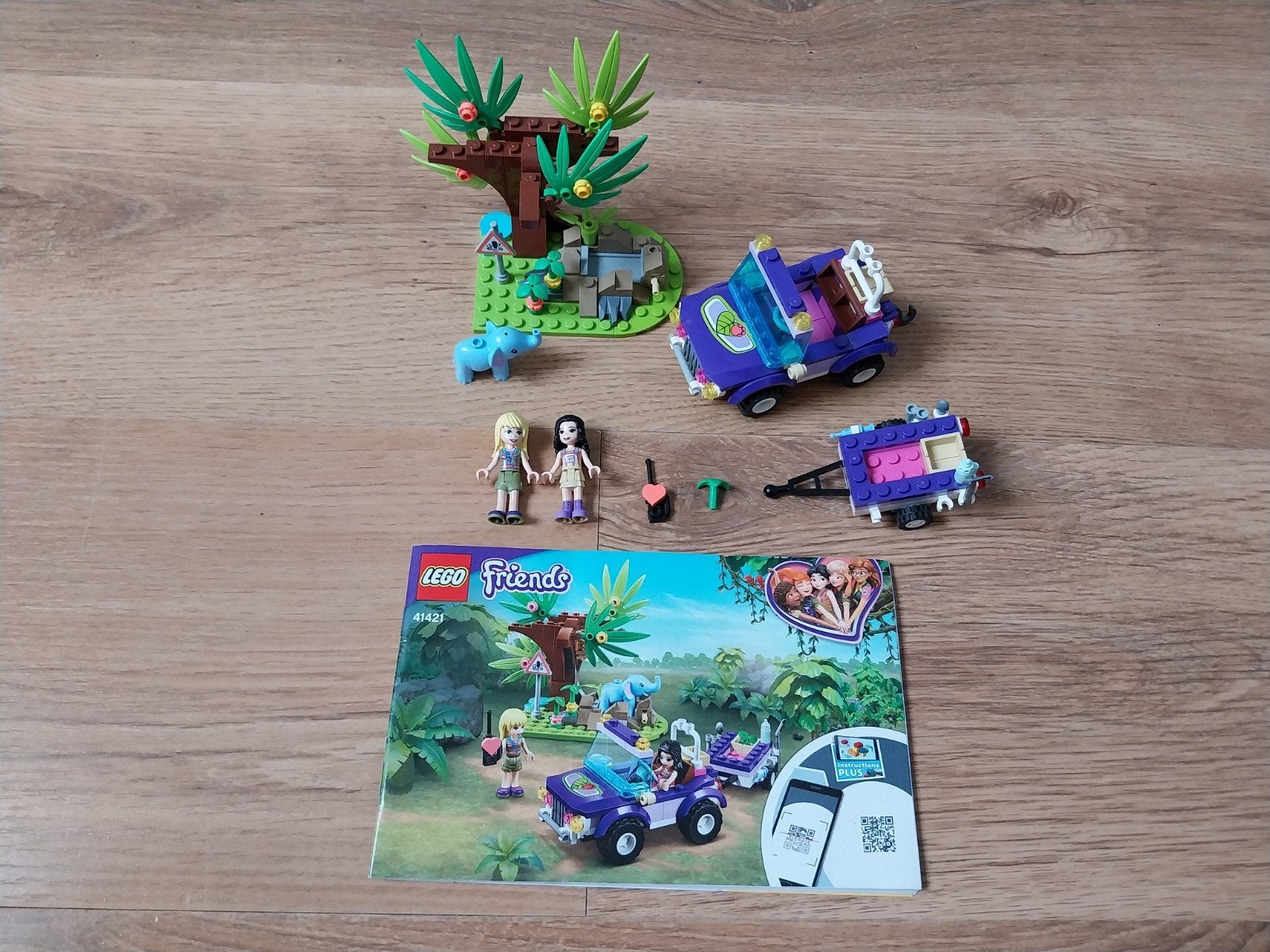 lego friends 41421 reddingsbasis baby olifant, Ophalen of Verzenden, Zo goed als nieuw