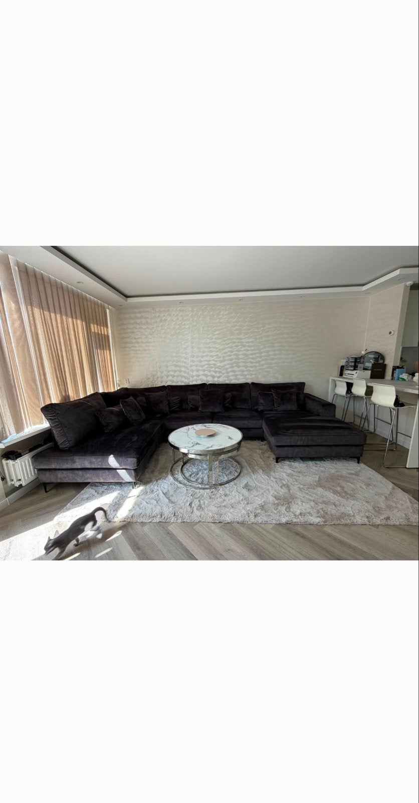 Grote Hoekbank  - Zo goed als nieuw, Huis en Inrichting, Ophalen, Hoekbank, 300 cm of meer, Zo goed als nieuw