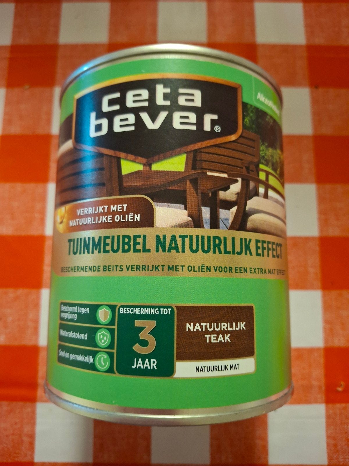 Cetabever beits /teak, Minder dan 5 liter, Ophalen of Verzenden, Nieuw, Beits