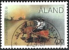 Aland SG 28 gebruikt - 27-04-1987 - 0,85, Verzenden, Finland, Gestempeld