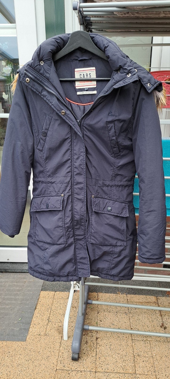 Cars winterjas donkerblauw maat S, Blauw, Ophalen of Verzenden, Cars, Maat 36 (S)