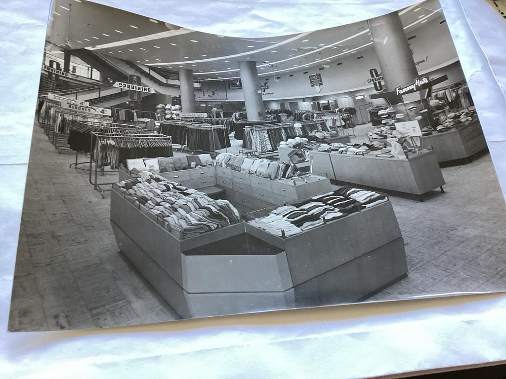 Vintage Foto  Winkelinterieur Rotterdam 17x23 Binnenwegplein, Ophalen of Verzenden, Voor 1940, Gebruikt, Overige onderwerpen