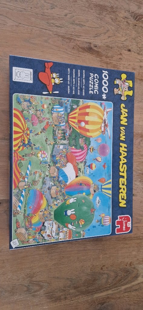 Jan van Haasteren Hoera, Nijntje 65 jaar, Ophalen of Verzenden, 500 t/m 1500 stukjes, Zo goed als nieuw, Legpuzzel