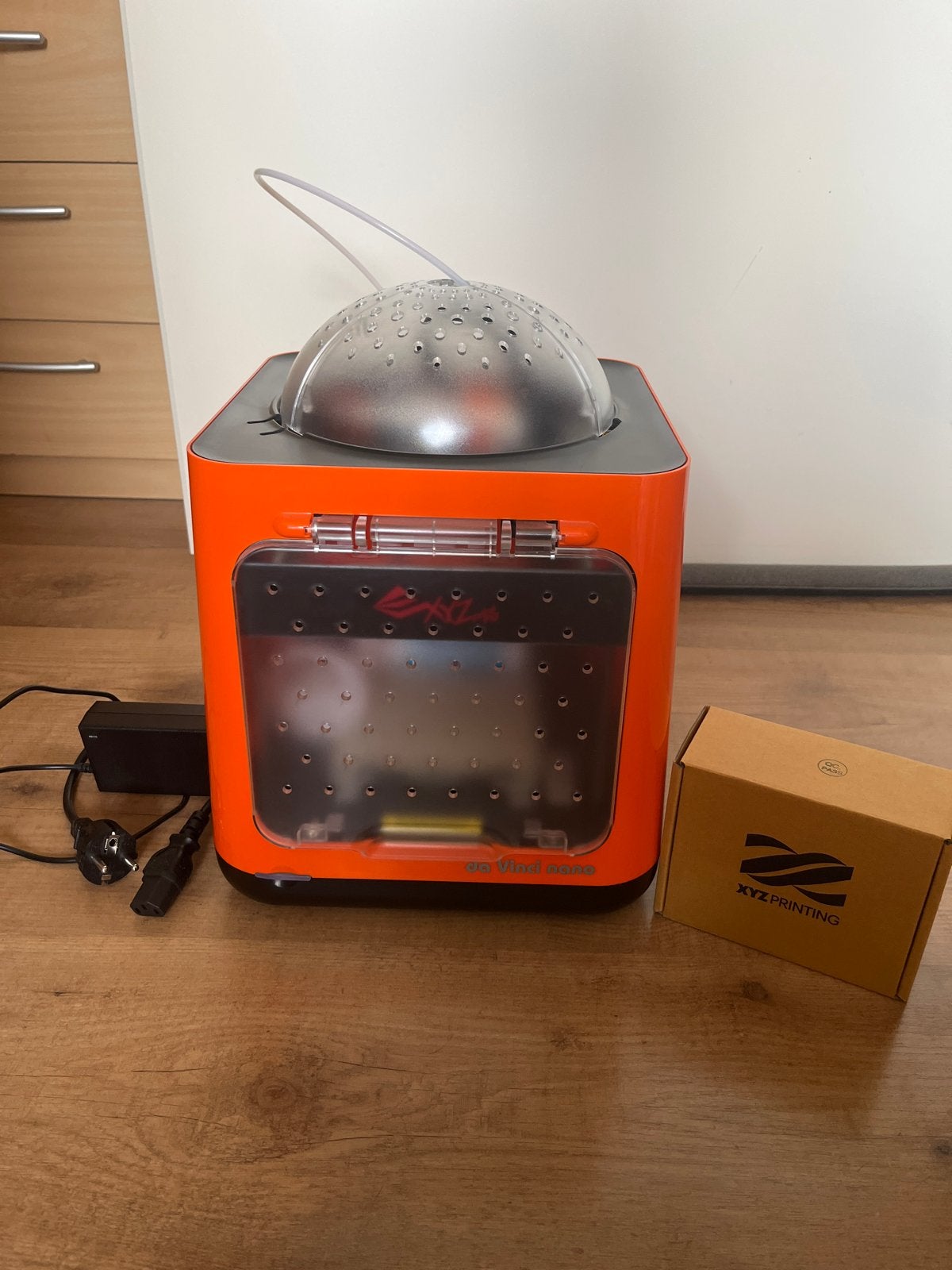 XYZprinting da Vinci mini w+ 3D-printer met open smart tag, Computers en Software, 3D Printers, Ophalen, Zo goed als nieuw, Filament