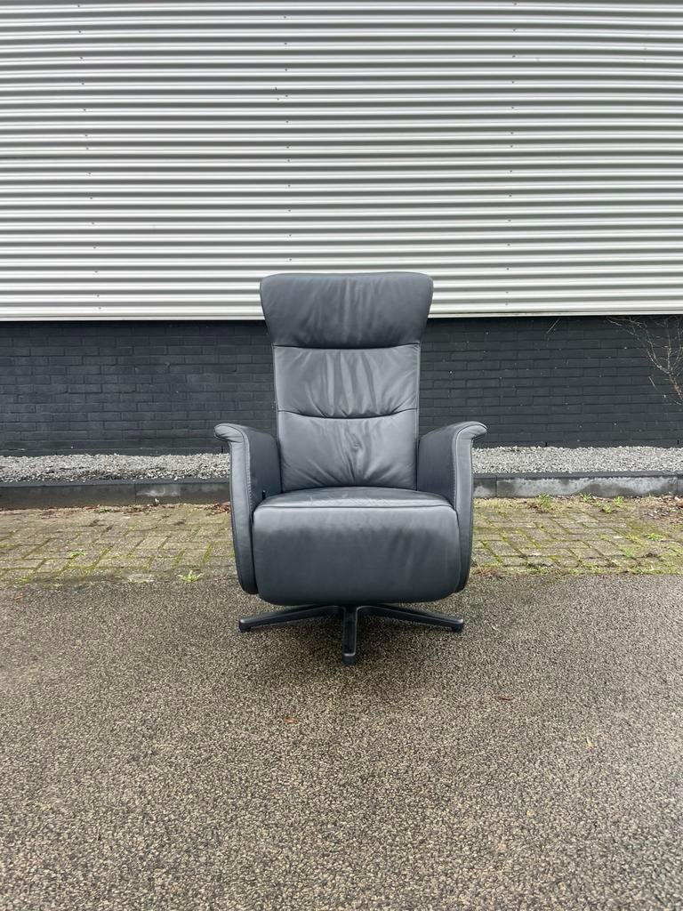 Nette leren de toekomst relax fauteuil / relax stoel, Huis en Inrichting, Fauteuils, Minder dan 75 cm, Ophalen of Verzenden, Zo goed als nieuw