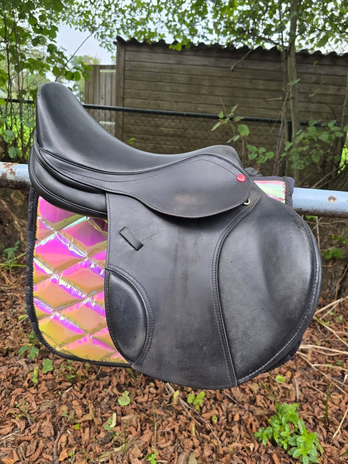 15 inch Edix Alydar springzadel met verwisselbare boom, Dieren en Toebehoren, XS (15.5 inch of kleiner), Aanpassysteem, Ophalen of Verzenden