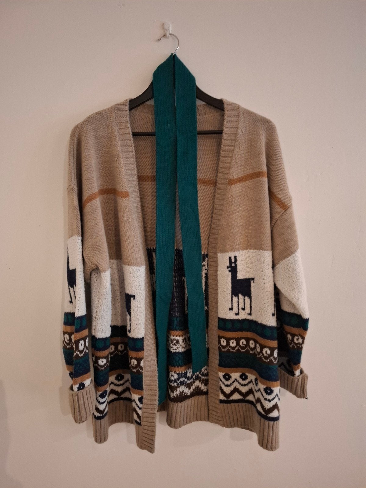 Nukus open vest met ceintuur, maat XXL/44-46, Meerkleurig, Maat 46/48 (XL) of groter, Ophalen of Verzenden, Nvt
