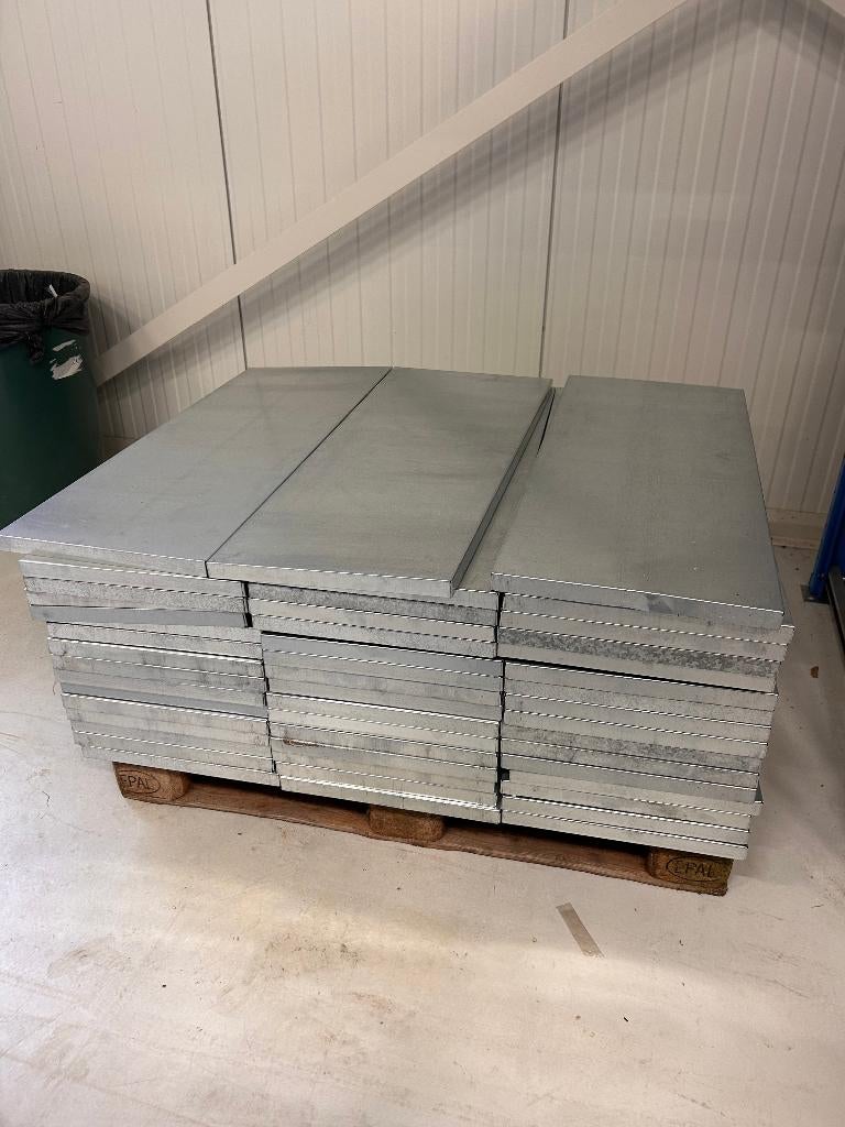 Partij Metalen Legborden GS-3 galva 980 mm x 400 mm, Ophalen, Onbekend, Zo goed als nieuw, Onbekend