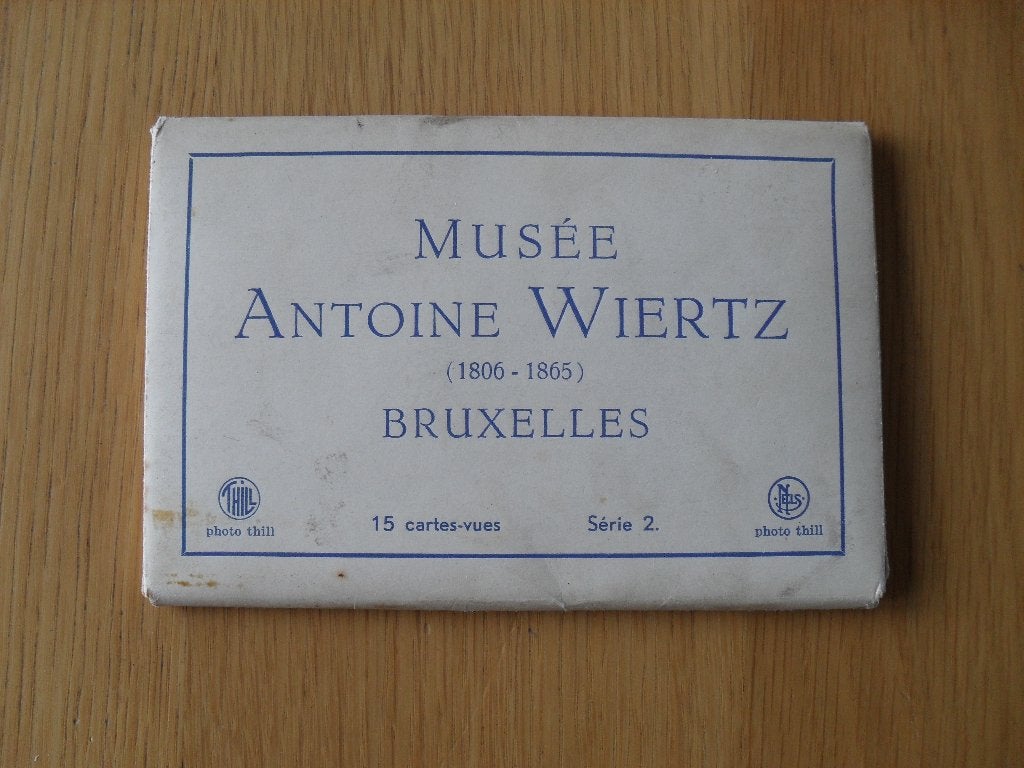 15 ansichtkaarten van Musée Antoine Wiertz Brussel, Ophalen of Verzenden