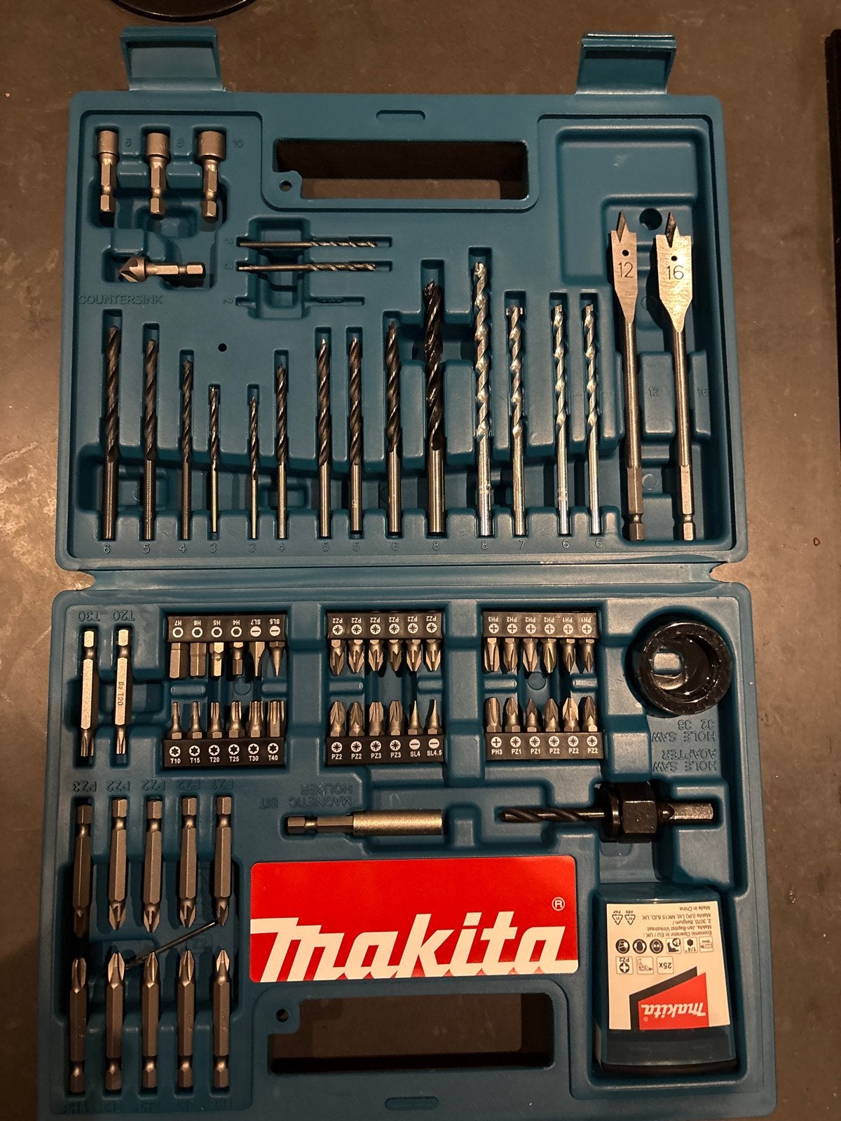 Makita Boor- en Bitset - Uitgebreide Set voor Elke Klus, Ophalen of Verzenden, Zo goed als nieuw, Overige typen