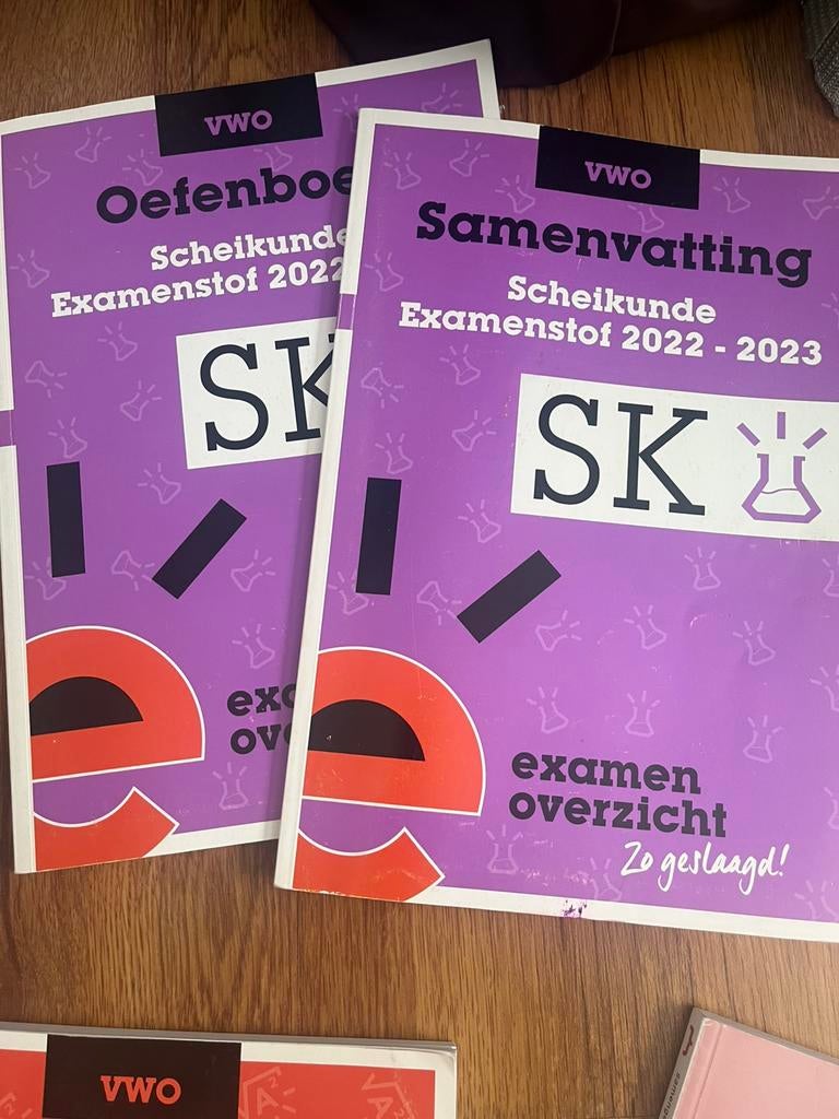 Examenoverzicht Scheikunde oefenboek en samenvatting, Ophalen of Verzenden, Zo goed als nieuw, VWO, Scheikunde