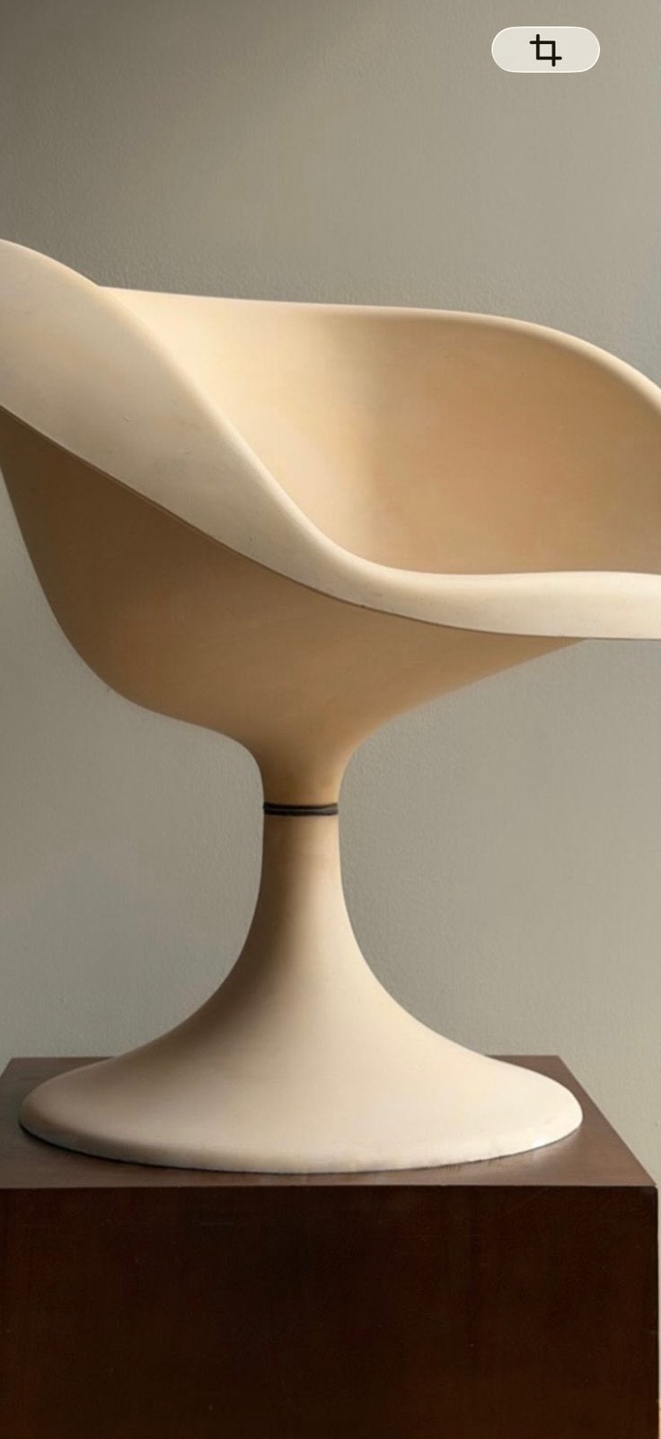 Tulip Swivel fiberglass 2x  chair draaibaar vintage design, Gebruikt, Twee, Overige kleuren, Ophalen of Verzenden
