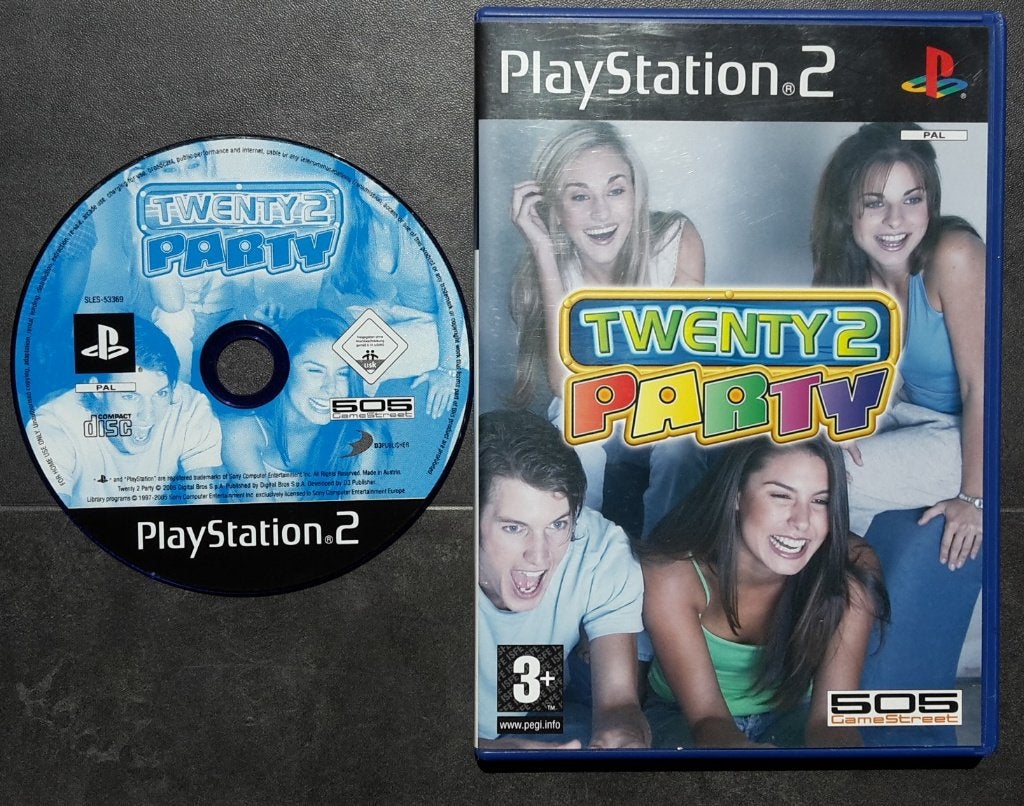 PS2 - Twenty 2 Party - Mini Games PlayStation 2 505, 1 speler, Ophalen of Verzenden, Zo goed als nieuw, Vanaf 3 jaar