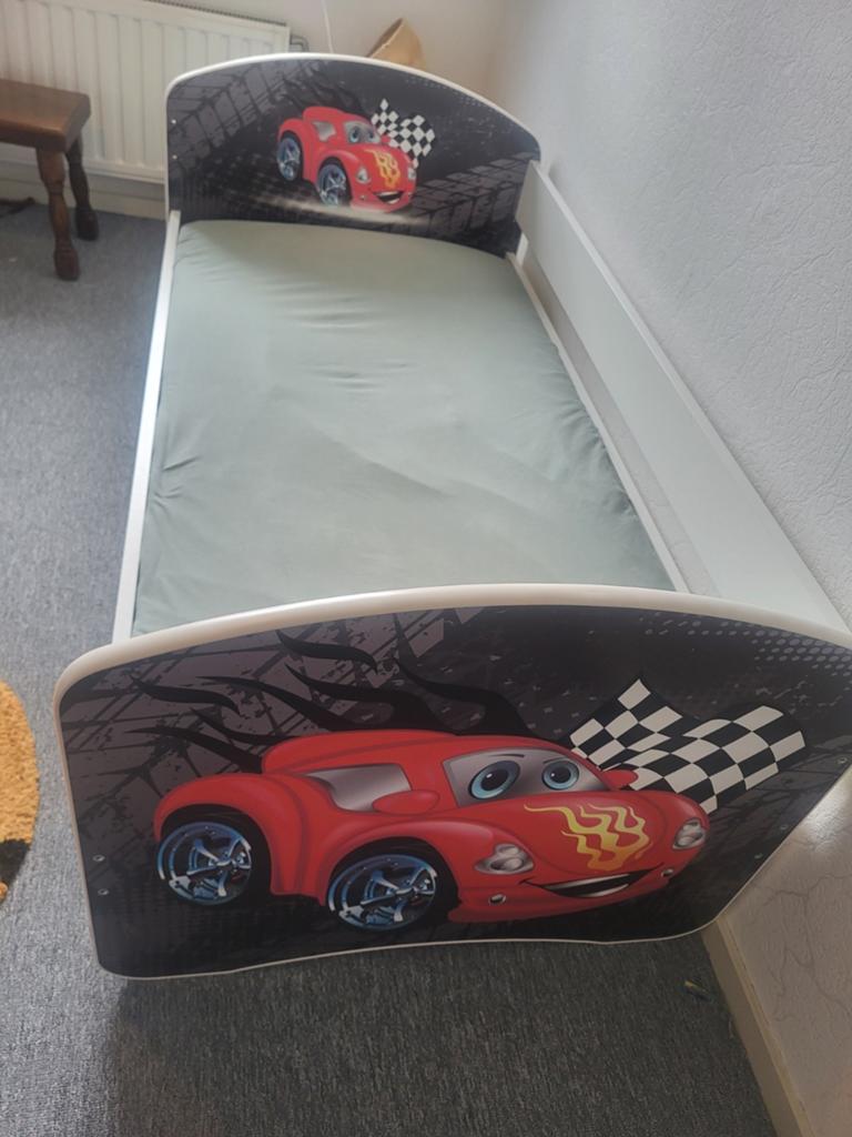 Cars peuterbed, Ophalen, Gebruikt, 70 tot 85 cm, 140 tot 160 cm