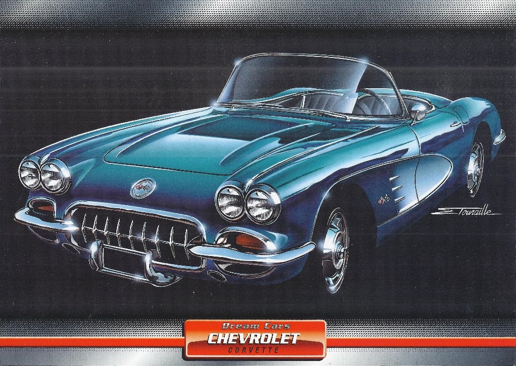 Ma438 foto chevrolet corvette, Ophalen of Verzenden, 1980 tot heden, Zo goed als nieuw, Overige onderwerpen