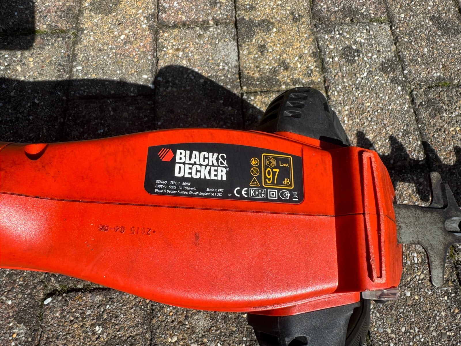 Black & Decker heggenschaar GT6060 Type 1 600 Watt, Tuin en Terras, Ophalen, Gebruikt, Elektrisch