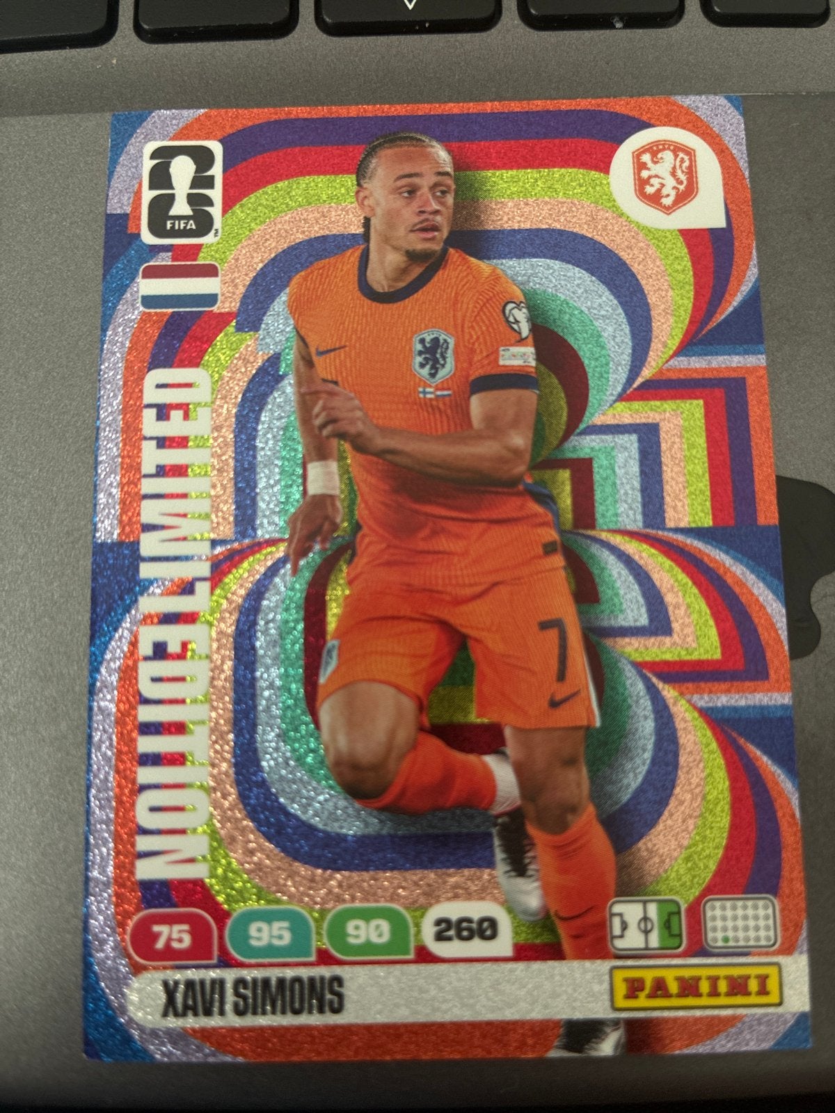 Xavi Simons Limited Edition Voetbalkaartje Panini, Ophalen, Zo goed als nieuw, Buitenlandse clubs, Spelerskaart