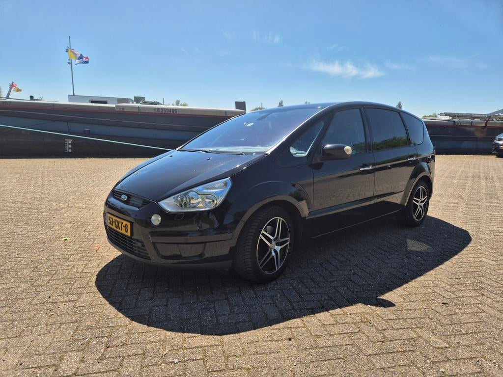 Ford S-Max 2.0 16V 107KW 2010 Zwart 7 persoons, Auto's, Ford, Voorwielaandrijving, 145 pk, 4 cilinders, 1505 kg