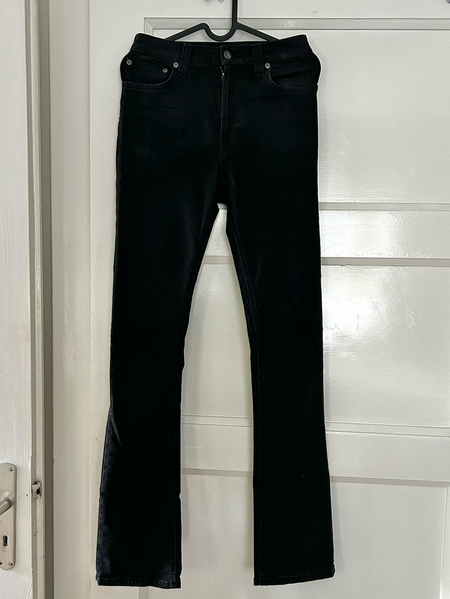 Nudie Jeans zwart 27x32, Ophalen of Verzenden, Zo goed als nieuw, Zwart, W32 (confectie 46) of kleiner