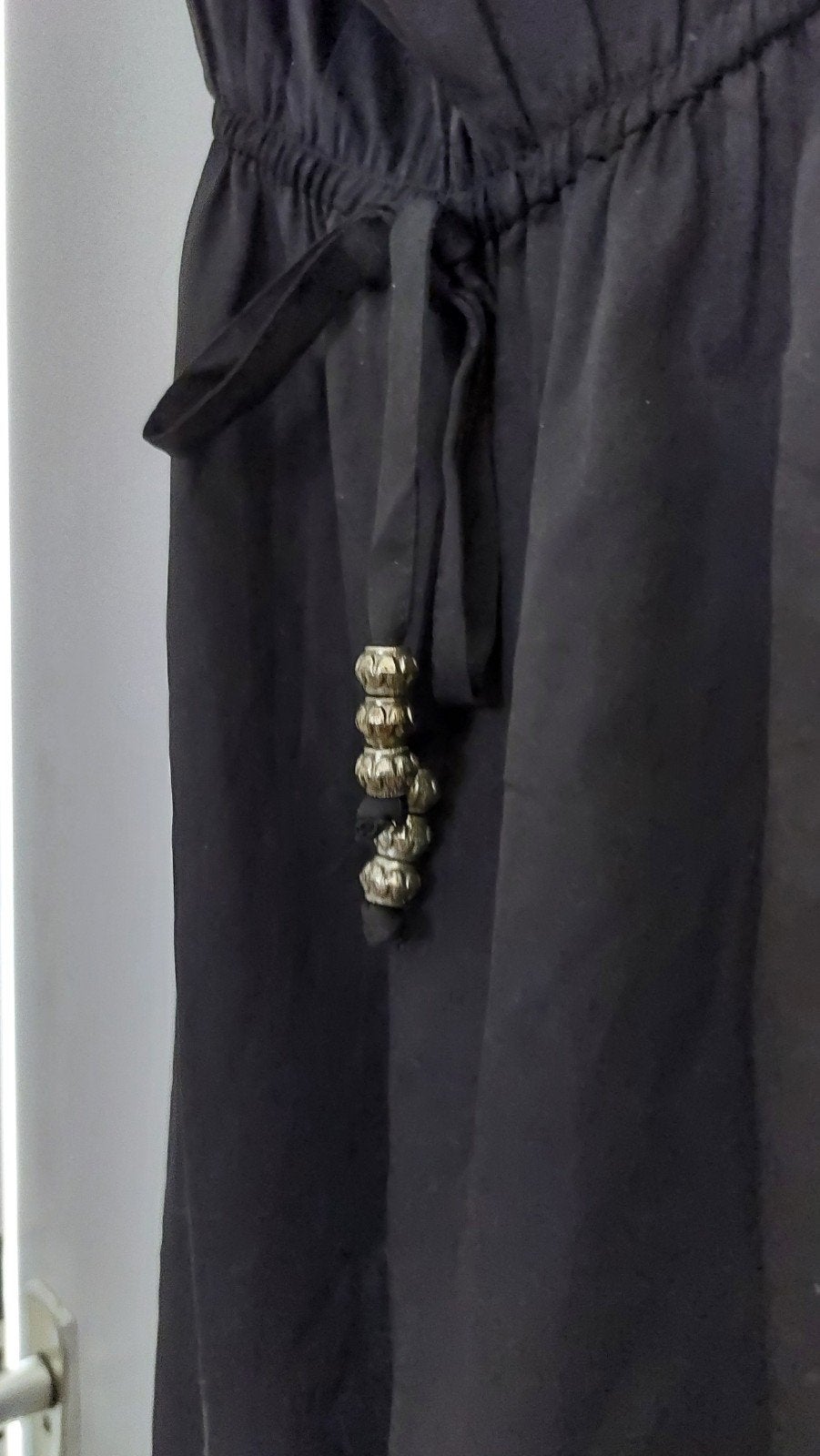 te koop zwart jumpsuit mt m, Kleding | Dames, Ophalen of Verzenden, Zo goed als nieuw, Zwart