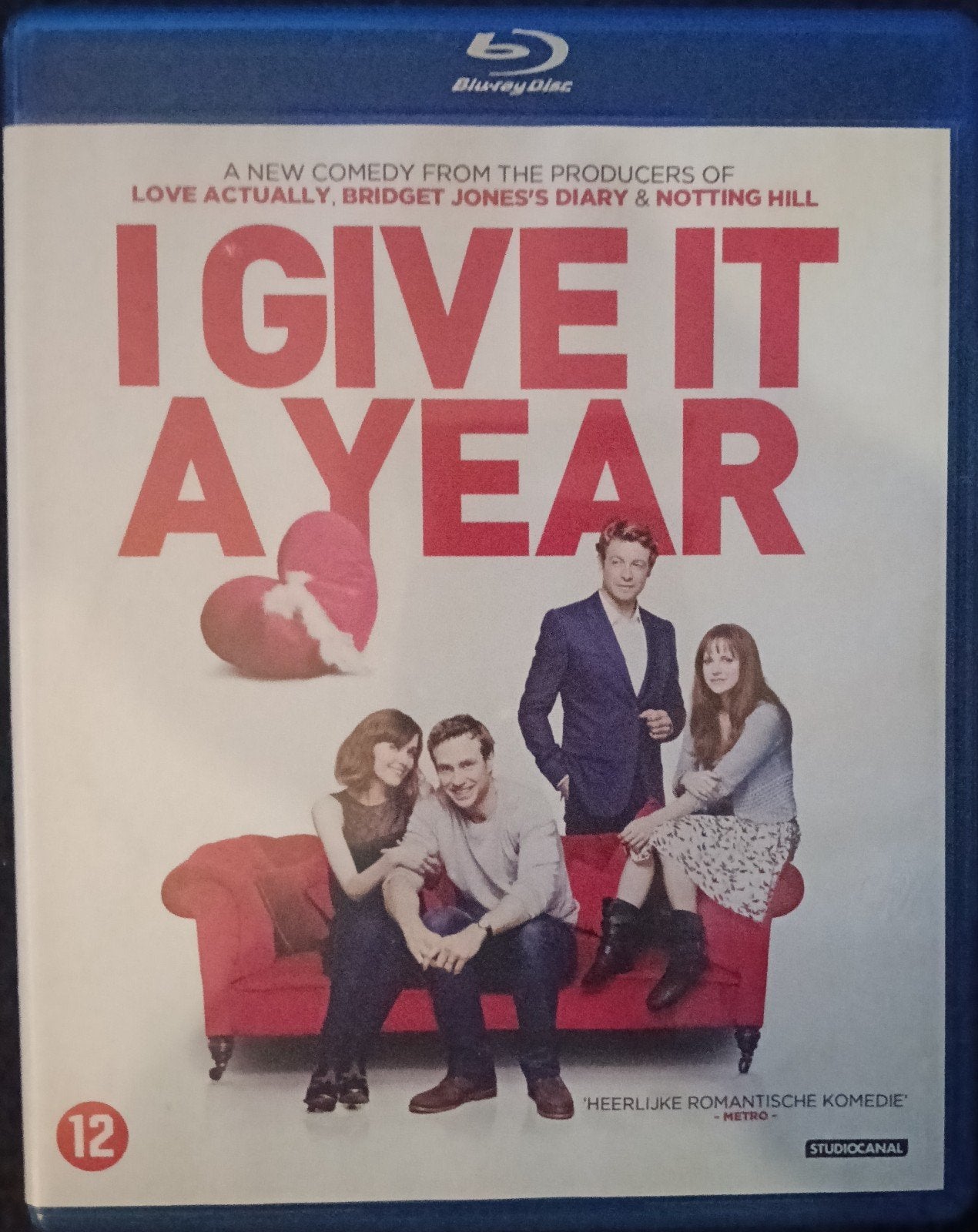 I Give It A Year bluray, Ophalen of Verzenden, Zo goed als nieuw, Muziek en Concerten