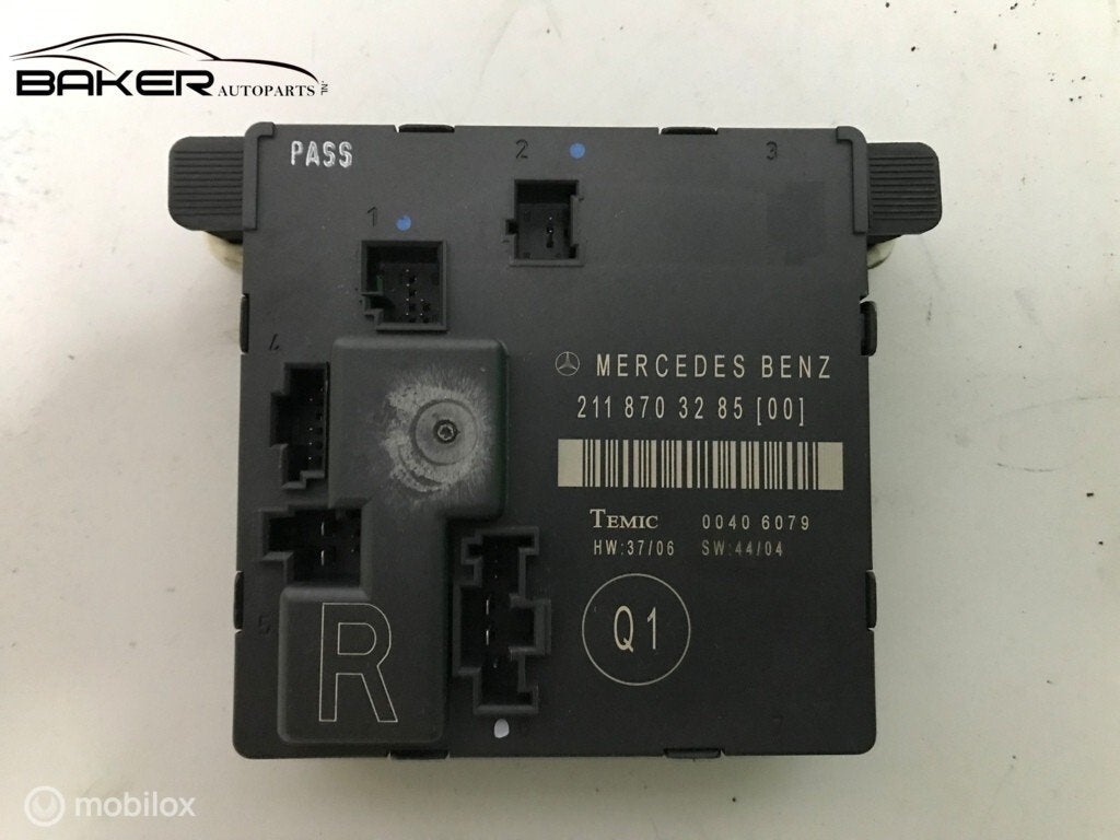 Deurmodule rechtsachter Mercedes E-klasse W211 ('02-'09), Gebruikt, Mercedes-Benz, Ophalen of Verzenden, Mercedes-Benz