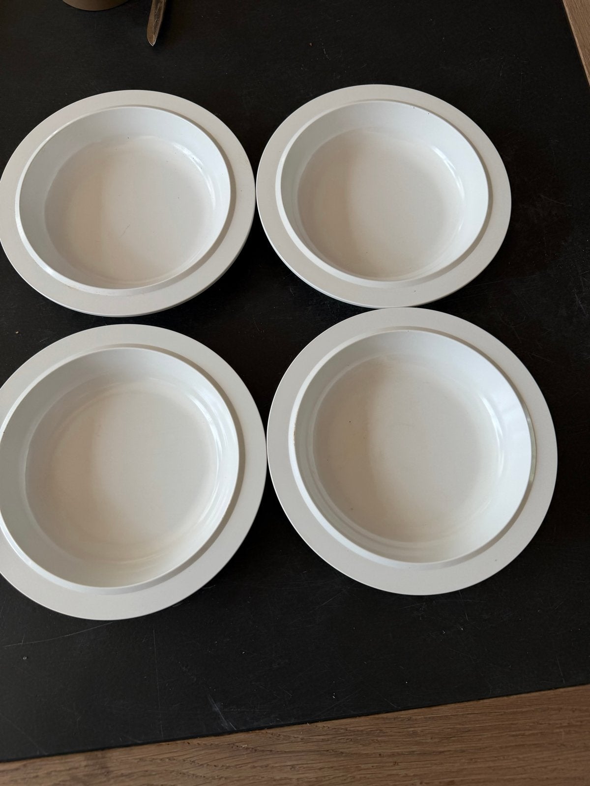 4 Mepal Melamine Kommen - Design Koen de Winter, Kunststof, Gebruikt, Mepal, Vintage