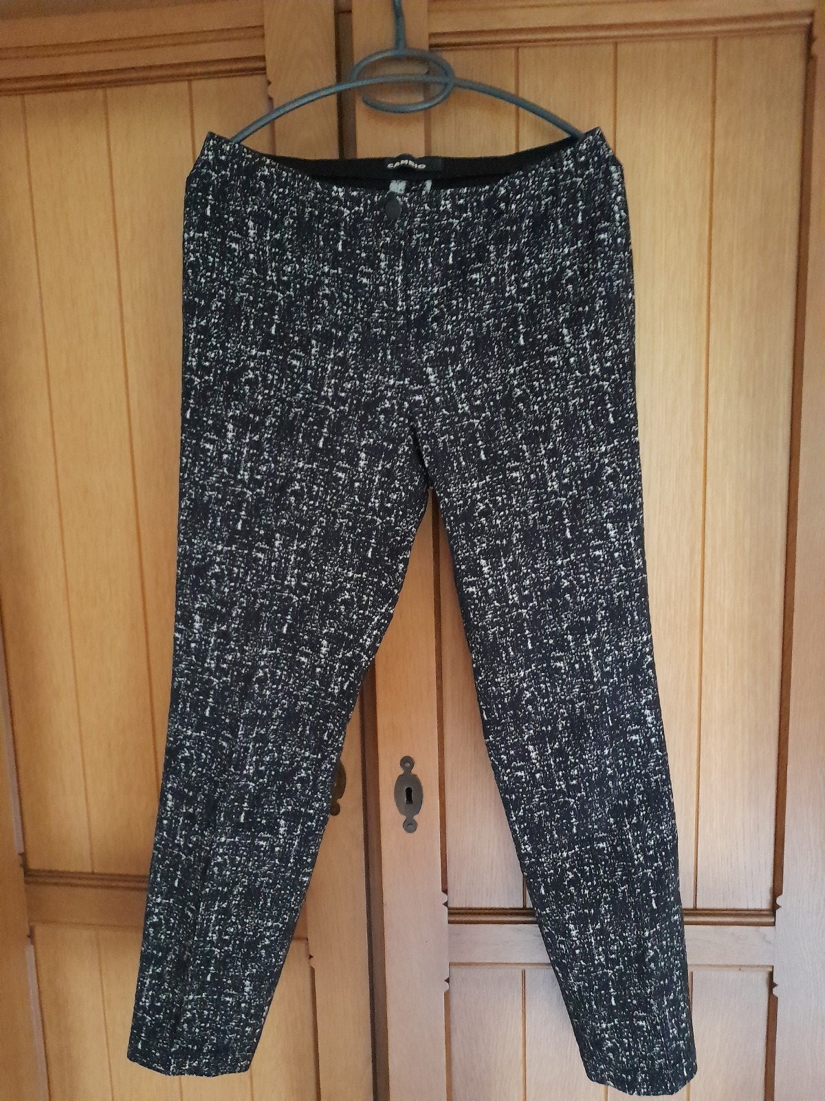 Broek pantalon van Cambio maat 38 zwart wit, Cambio, Verzenden, Zo goed als nieuw, Maat 38/40 (M)