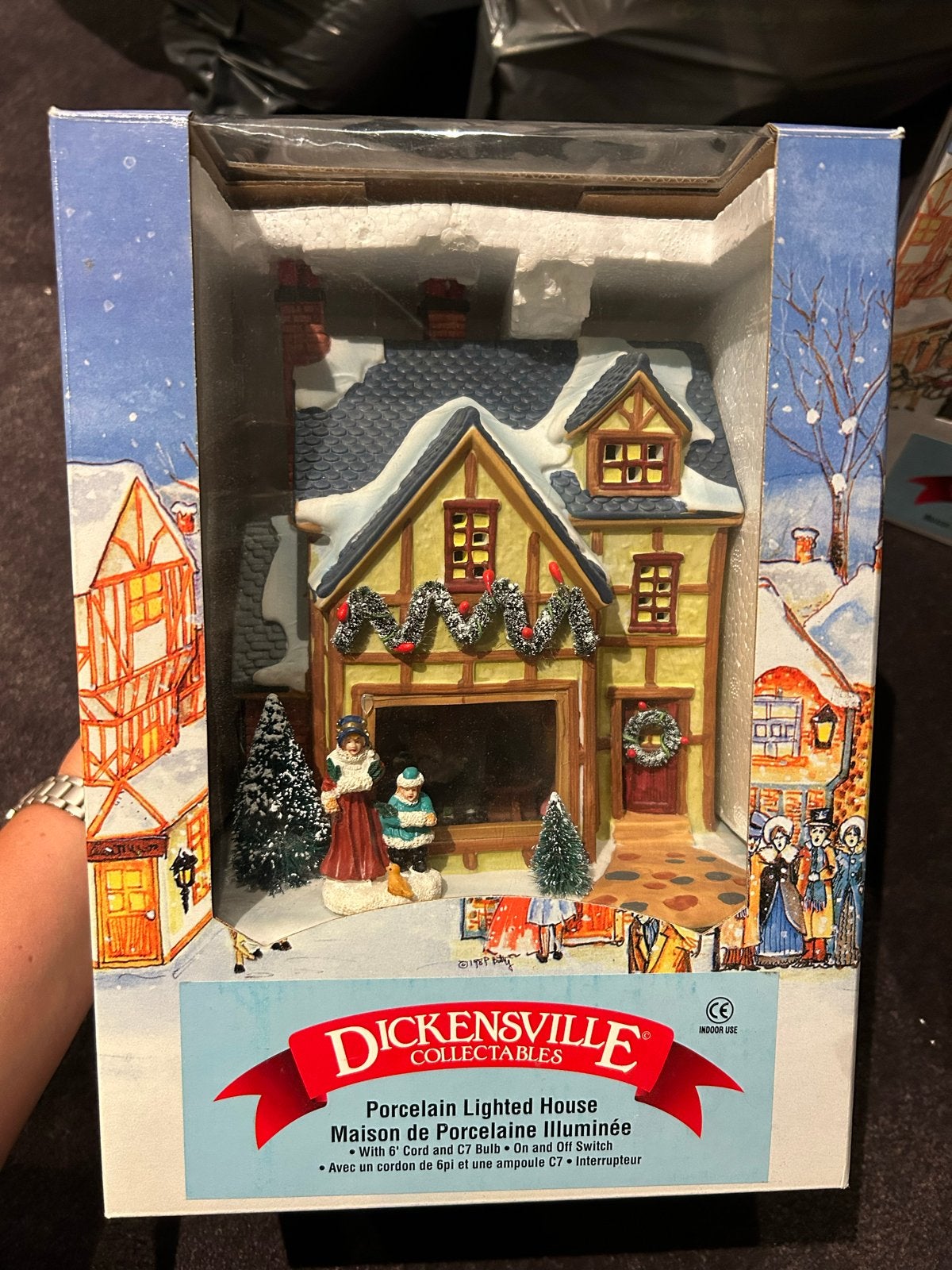 Dickensville kersthuisje, Ophalen, Zo goed als nieuw