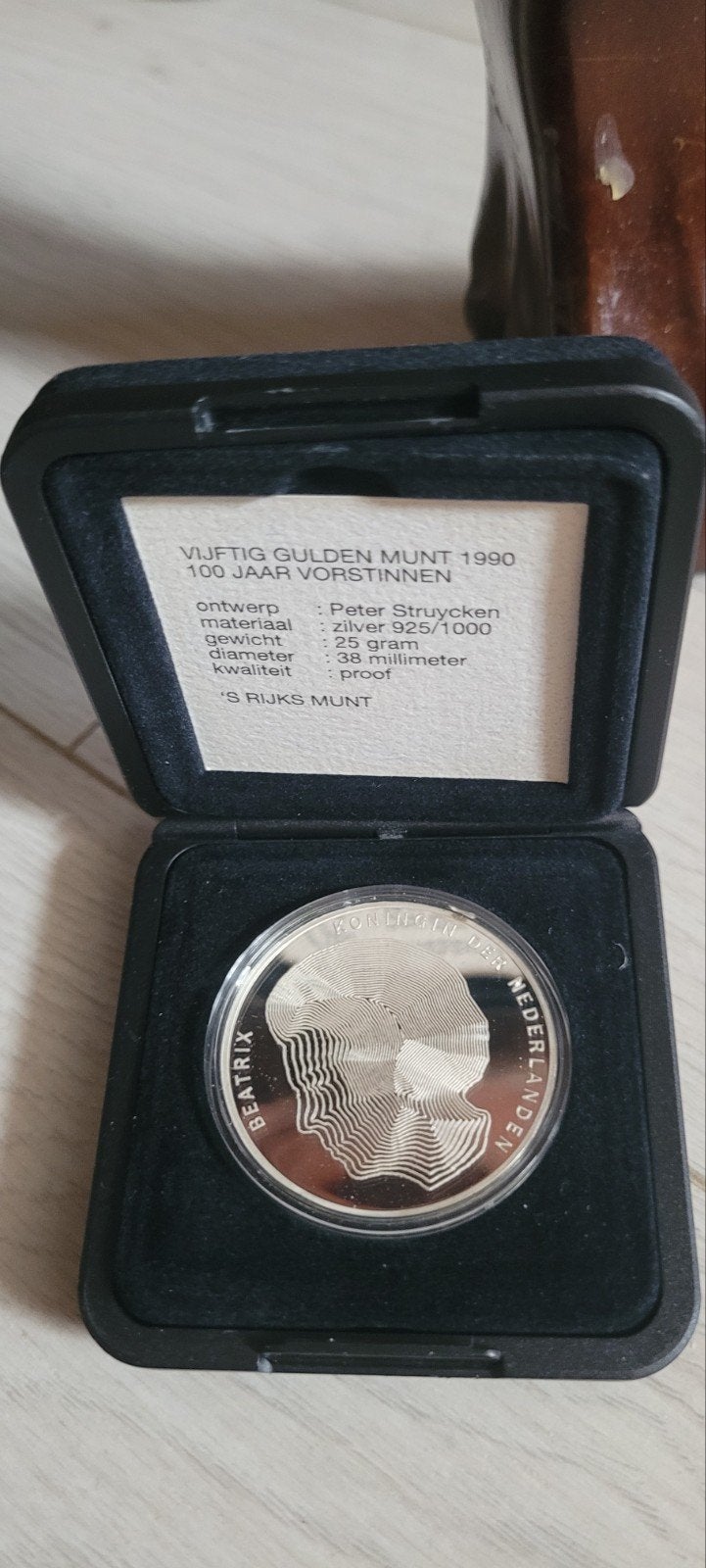 zilver 50 gulden munt, Ophalen of Verzenden, Koningin Beatrix, 50 gulden, Zilver