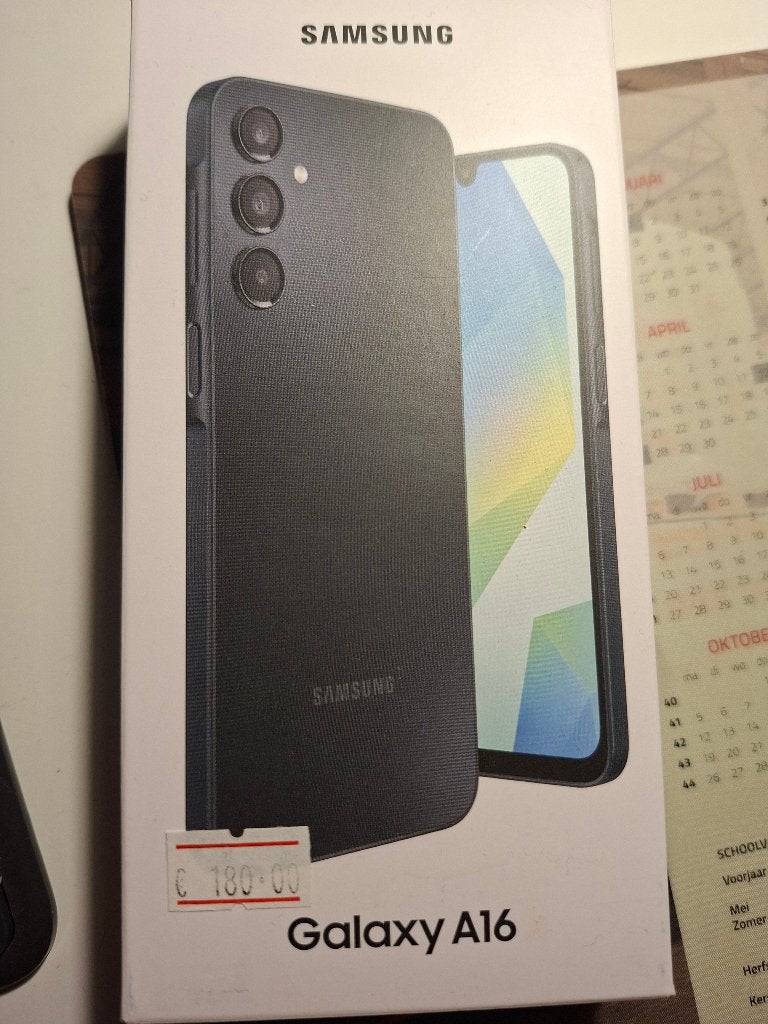 Nieuwe Samsung Galaxy A16, Zwart, Touchscreen, Nieuw, Ophalen of Verzenden