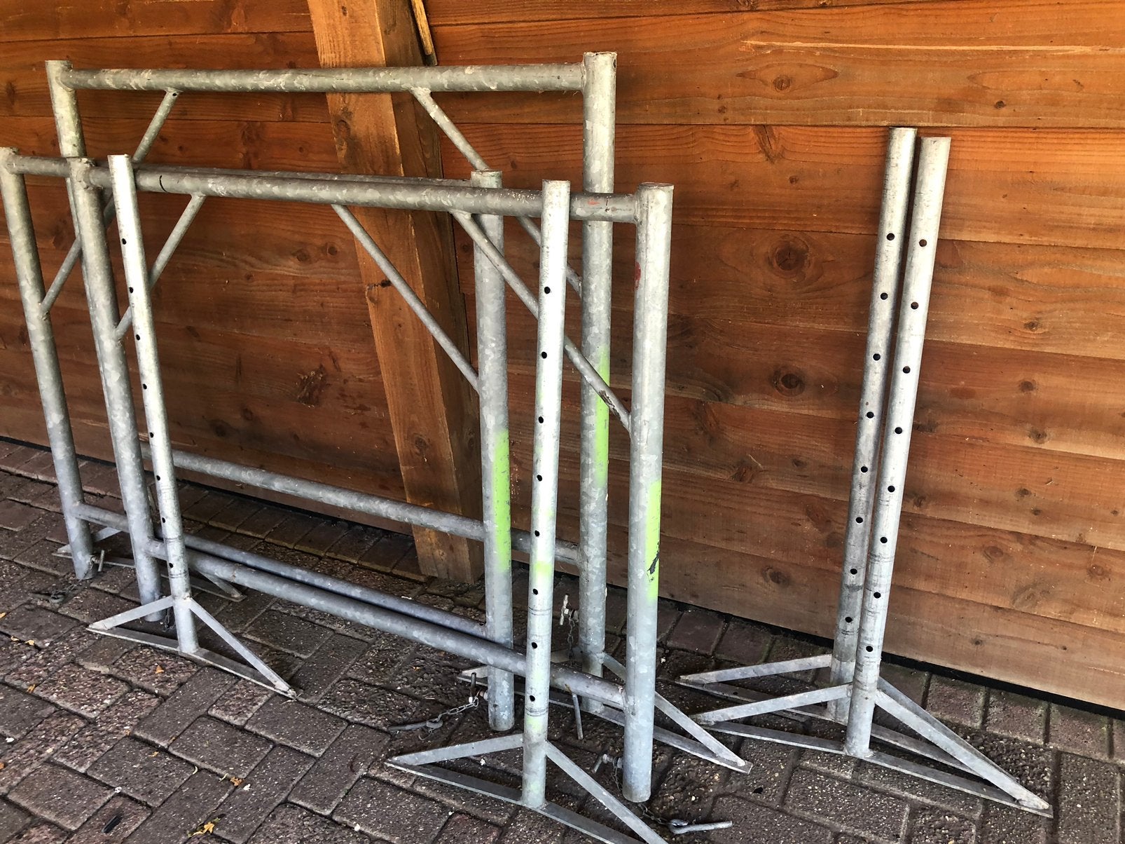 Steigermatriaal/jukken, Doe-het-zelf en Verbouw, Steigers, Ophalen, Zo goed als nieuw, Overige typen, Minder dan 2 meter