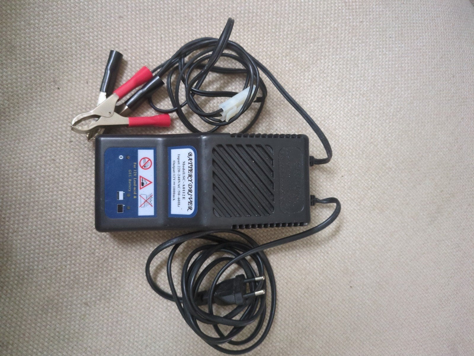 Acculader 12V - Batterydriver SC-AB112A (Druppellader), Ophalen of Verzenden