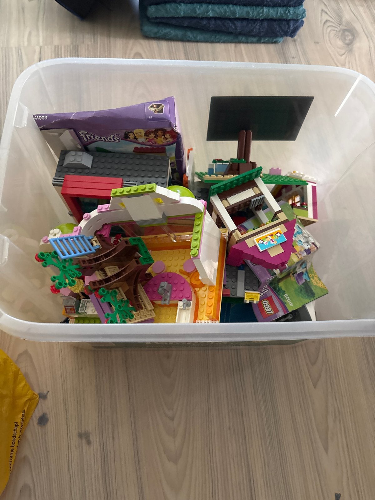 Grote partij LEGO Friends sets in opbergbox, Ophalen, Gebruikt, Lego, Friends