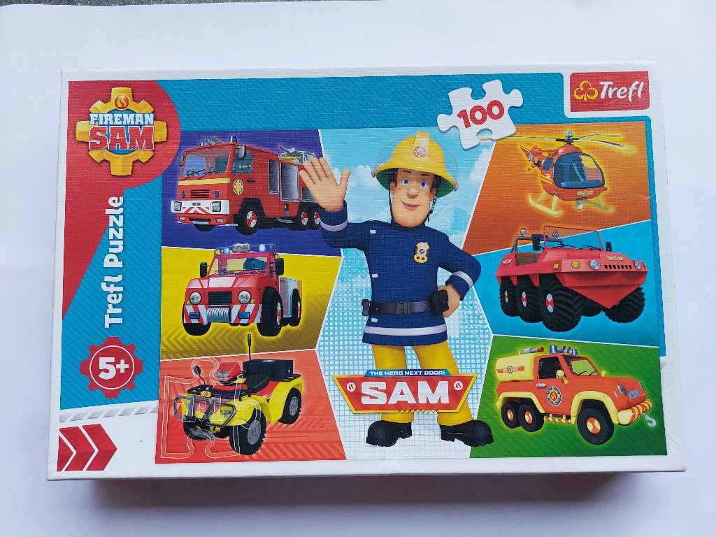 Puzzel Sam de brandweerman, Ophalen of Verzenden, 10 tot 50 stukjes, Zo goed als nieuw, 4 tot 6 jaar