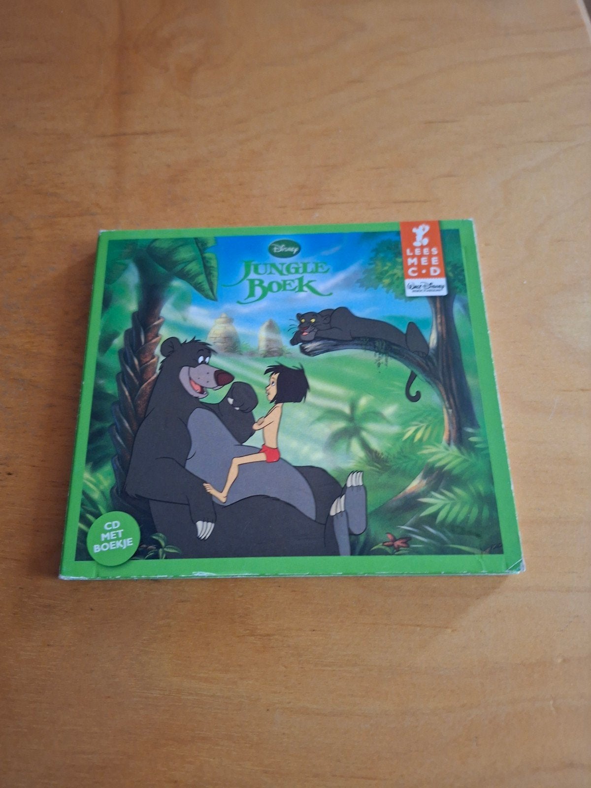 Disney Jungle Boek Leesboek met CD, Boeken, Ophalen of Verzenden, Zo goed als nieuw, Walt Disney Records, Sprookjes