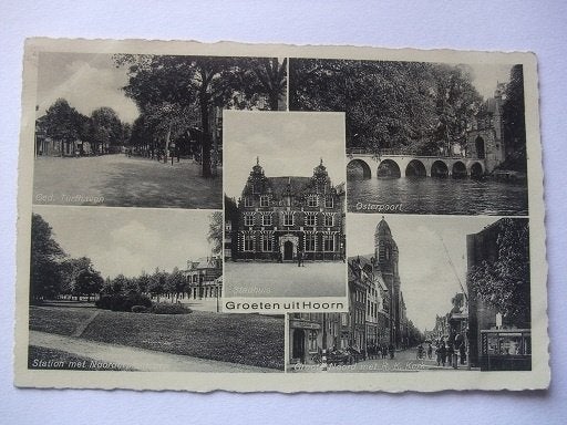 P270 Groeten uit Hoorn - 1936, Verzenden, 1920 tot 1940, Gelopen, Noord-Holland