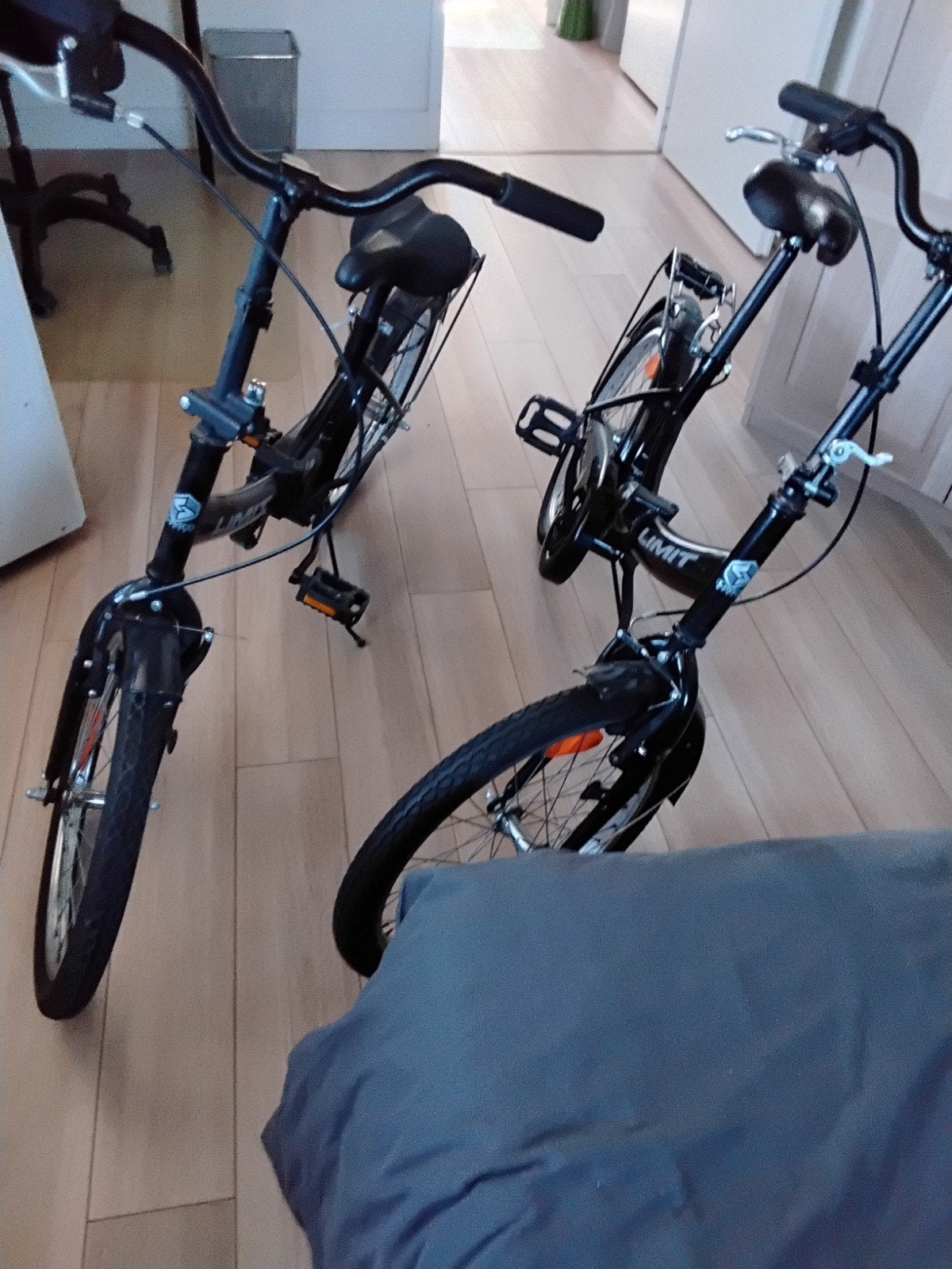 2x Limit opvouwbare fietsen, 20 inch, gebruikt., Fietsen en Brommers, Fietsen | Vouwfietsen, 20 inch of meer, Gebruikt, Velgrem