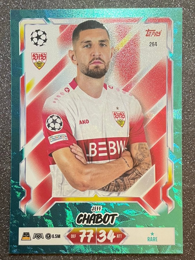 Topps MA 26/27     BLUE PARALLEL   CHABOT   VfB STUTTGART, Verzenden, Zo goed als nieuw, Plaatje