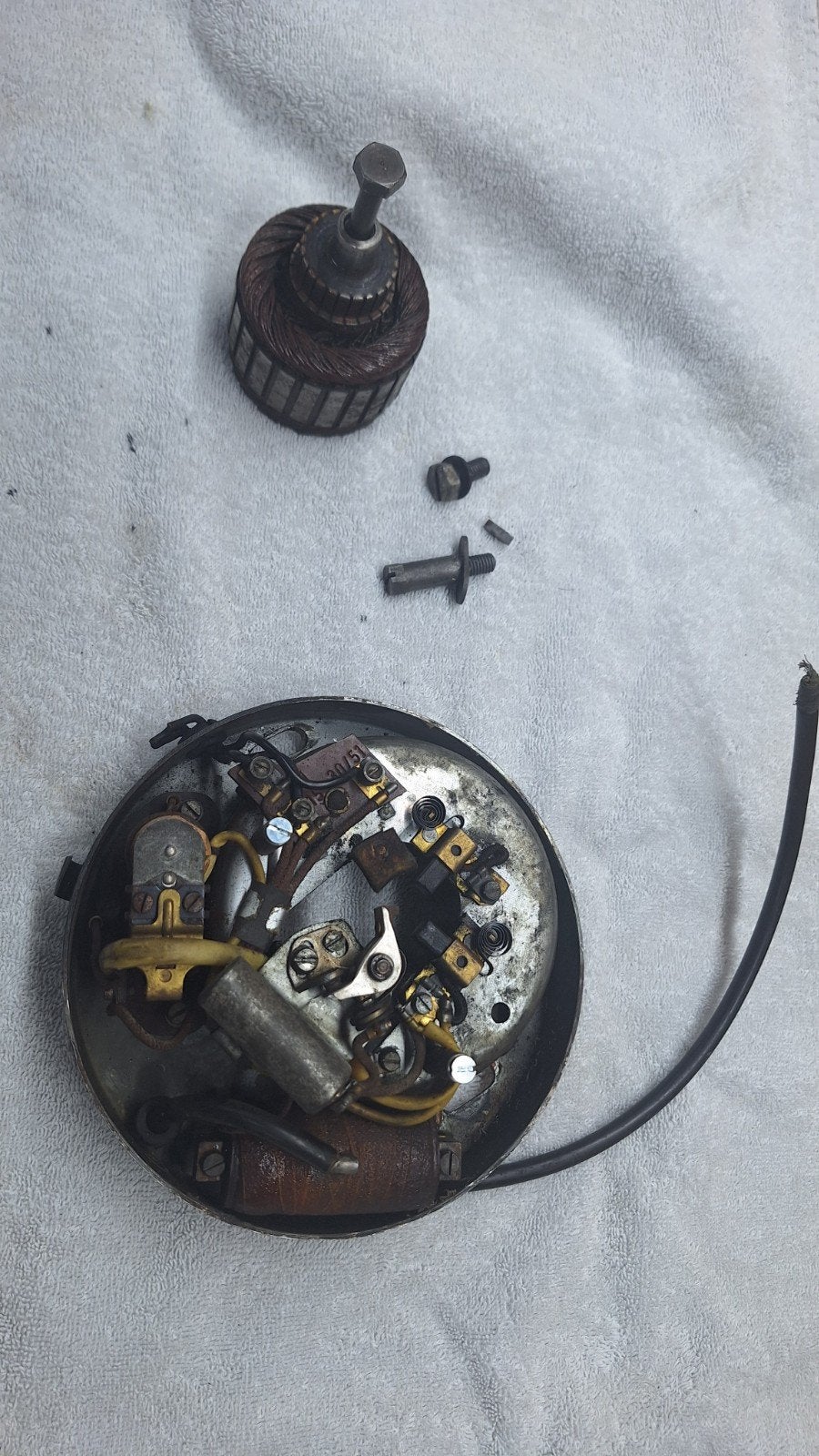 Noris MLZU45/60F Dynamo voor Klassieke Motorfietsen, Motoren, Ophalen of Verzenden, Gebruikt