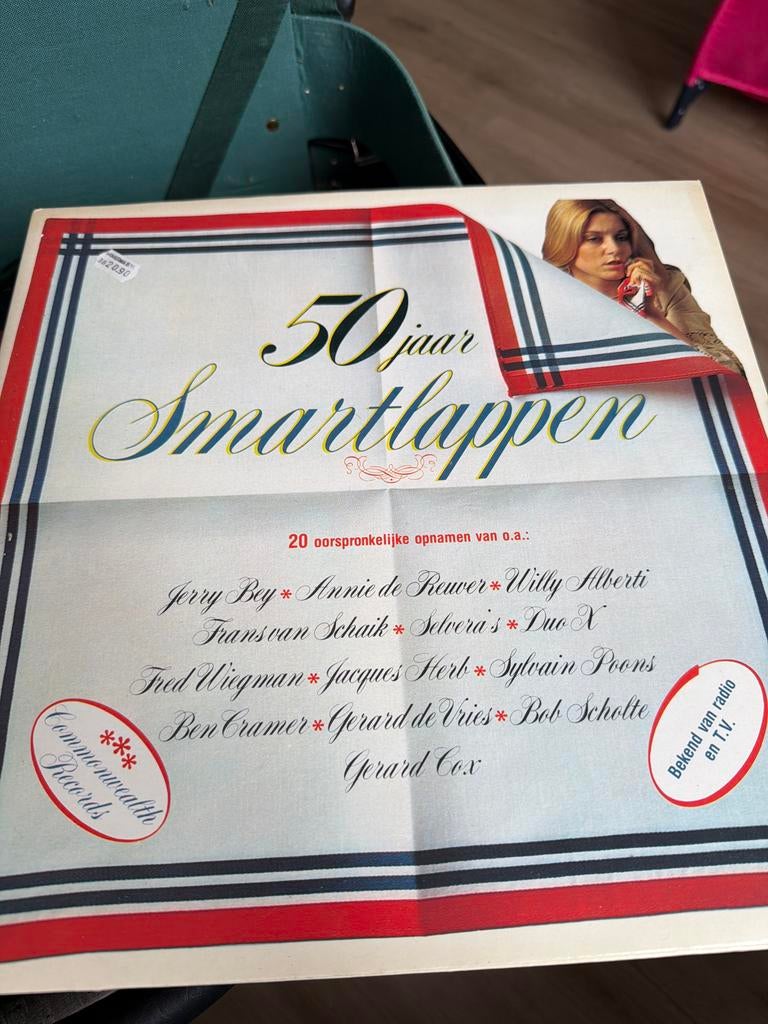 50 Jaar Smartlappen LP - Diverse Artiesten, Ophalen, Gebruikt, 1970 - 1979, Levenslied of Smartlap