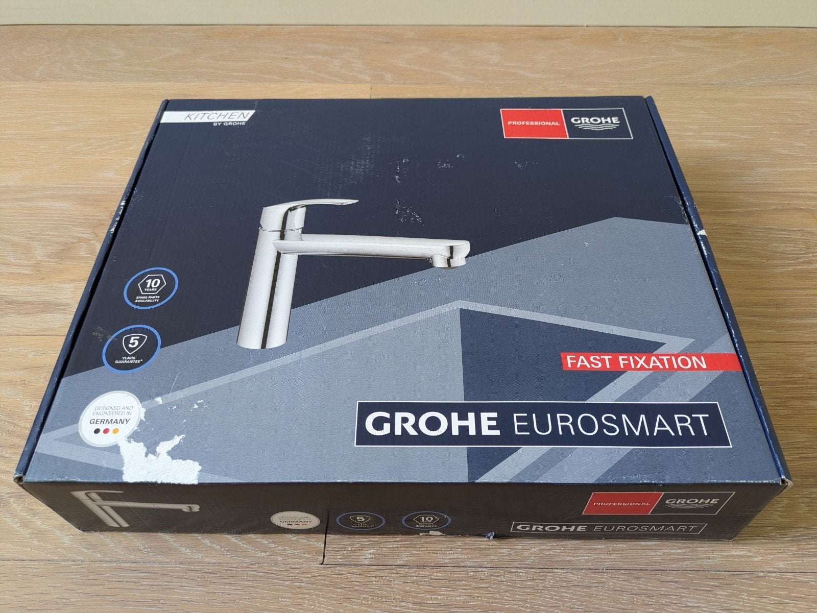 Grohe Eurosmart Keukenkraan Chroom 30463000, Ophalen of Verzenden, Nieuw, Chroom, Kraan