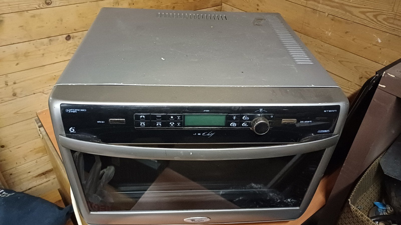 Whirlpool 6th Sense Combimagnetron magnetron crisp oven, Ophalen, Gebruikt, Crisp