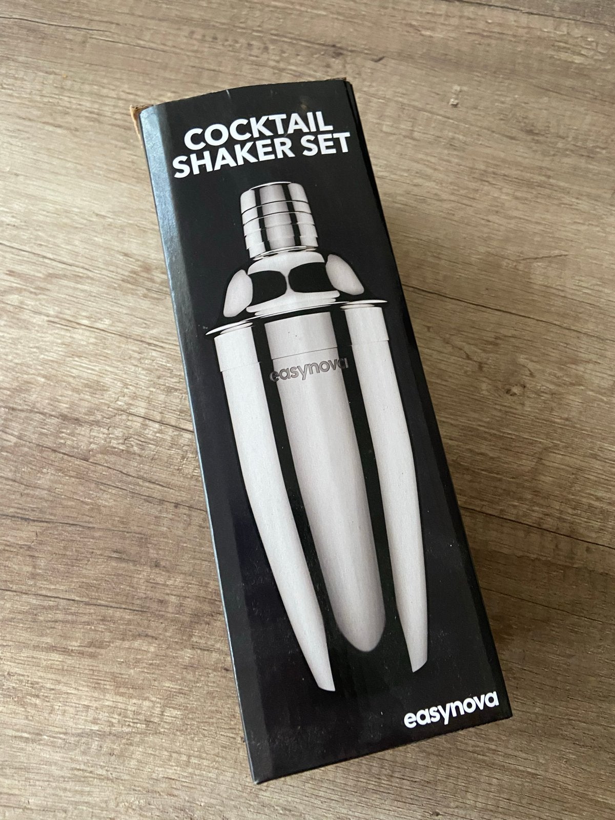 EasyNova Cocktail Shaker Set - RVS Cocktailset, Overige typen, Ophalen of Verzenden, Metaal, Overige merken